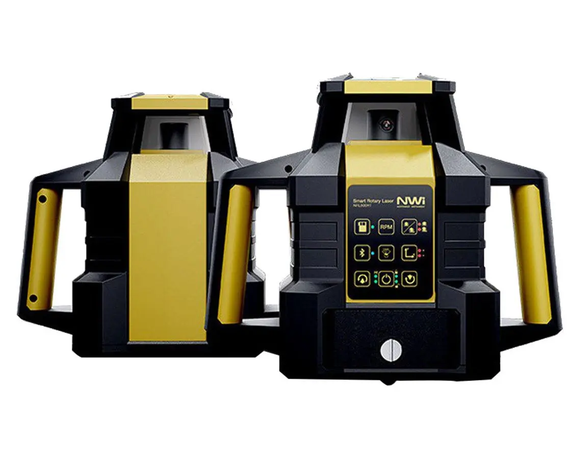 NWI NRL900HT-RK Rotary Laser / Automatic Slope w/ Plumb Up & Down, LCD Display, Bluetooth / Wireless
