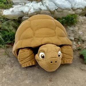 Terra Tortoises 3D Printed Figurines home tabletop design decoration print articulating creative animal collectible figurine super cute quirky craft unique friend gift statue figurine cabin decor desk accessory figurine decor pla plastic bookshelf decorat