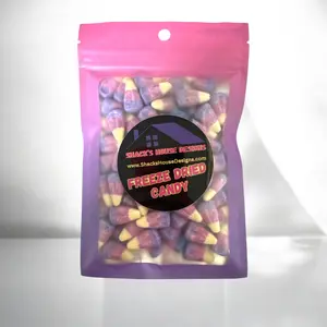 Freeze Dried Grape Soda Candy Corn - Crunchy Snack