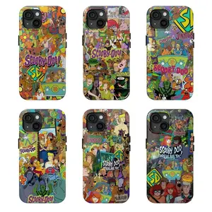 Scoopy Doo Phone Case Phone Cover Hard Cases, Green Doo Cartoon Phone Case For iPhone 11 12 13 14 15 16/ Pro/ Pro Max Tough Case