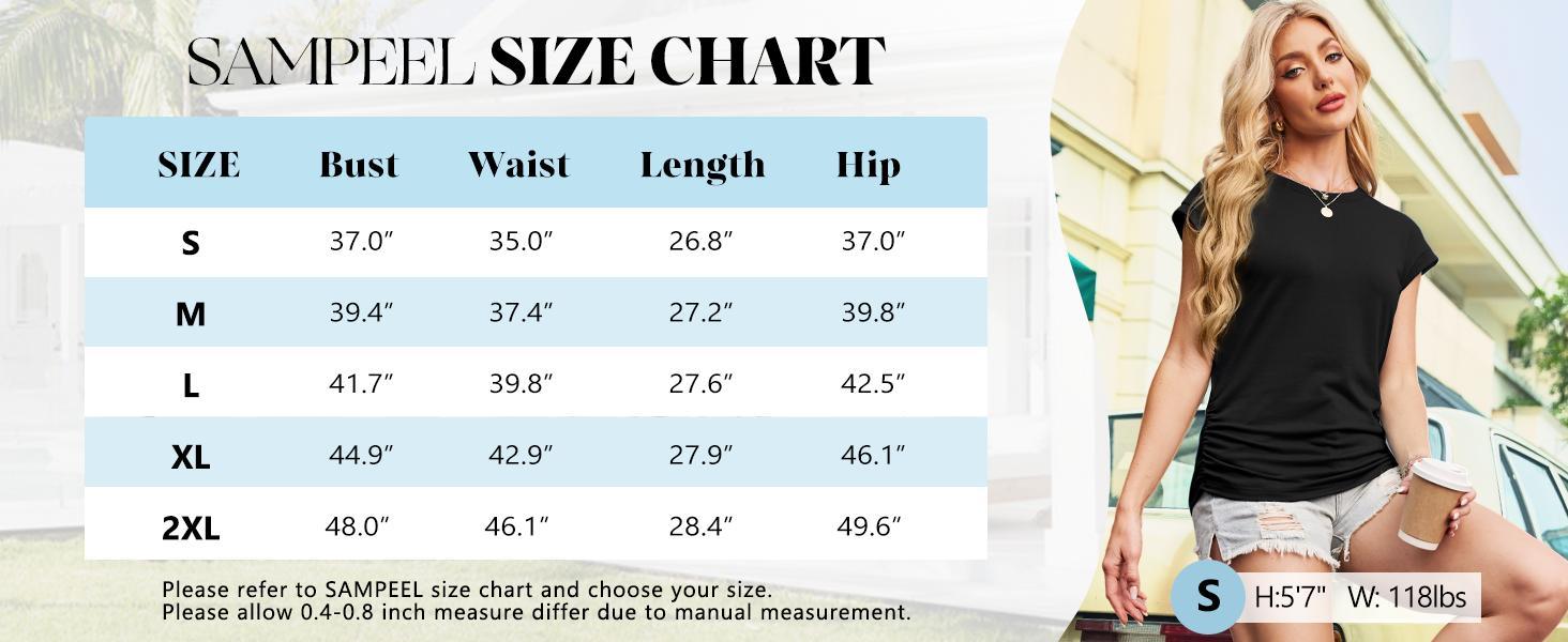 OFEEFAN Womens Summer Tops Trendy 2025 Ruched Cap Short Sleeve Tshirts Shirts Crew Neck T Shirts Fashion OFEEFAN Womens Summer Tops Trendy 2025 Ruched Cap Short Sleeve Tshirts Shirts Crew Neck T Shirts Fashion