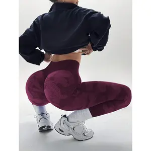 High Waisted Yoga Pants Women Seamless Breathable Tummy Control Compression Leggings for Outdoor Activities Cycling Fitness Workout Gym Athletic Activewear