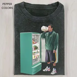Adam Sandler Milk Shirt, Retro Comedy Movie Tee, Funny Fridge Graphic T-shirt, Vintage Meme Shirt