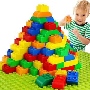 flash card flash cardflash cardBuilding Blocks for Toddlers 2-5 Including a Baseplate, 150 Piece Big Building Blocks for Kids, Block and Bricks Set Educational Toys for Children Boys Girls All Ages, Compatible with All Major Brands