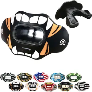 Football Mouth Guard Lip Guard Lip Protector for Football and High Impact Sports for Adults & Youth with Strap Included