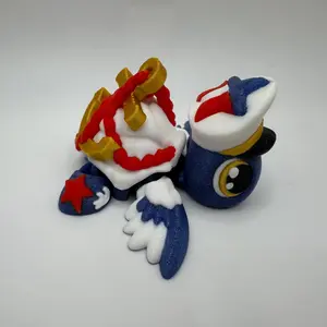 3D Printed Navy Turtle – Patriotic Sea Turtle