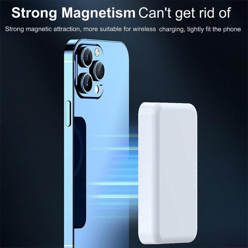 5000mAh Magnetic Power Bank for iPhone 12β17 Series, Works Best with MagSafe Case or No Case, Portable Wireless Charger fathersdaygift 5000mAh Magnetic Power Bank for iPhone 12β17 Series, Works Best with MagSafe Case or No Case, Portable Wireless Charger fathersdaygift