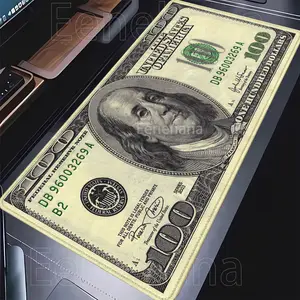 Dollar money Mousepad Gaming offices accessories 400x900mm Mouse Pad Pc Gamer overlock PC computer Keyboard HD Printing XXL Nonslip esports Desk Mat