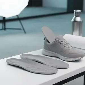 Soft Insoles for Long Standing Comfort, 4D Arch Massage Sports Shock Absorption, Sweatproof Odor Control Antibacterial Foot Pads, Soft Cushioned Insoles