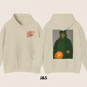 Lebron James Young Hoodie  Unisex Men's Women's Hoodie, Gift for Fan, Gift for Him, Gift for Her Menswear Sweaters