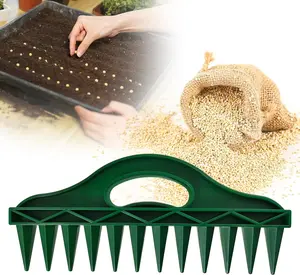The Row Seeder – Handheld Garden Tool for Precise Seed & Seedling Spacing in Rows & Seed Trays – for Vegetables, Flowers & Herbs. Durable & Ergonomic