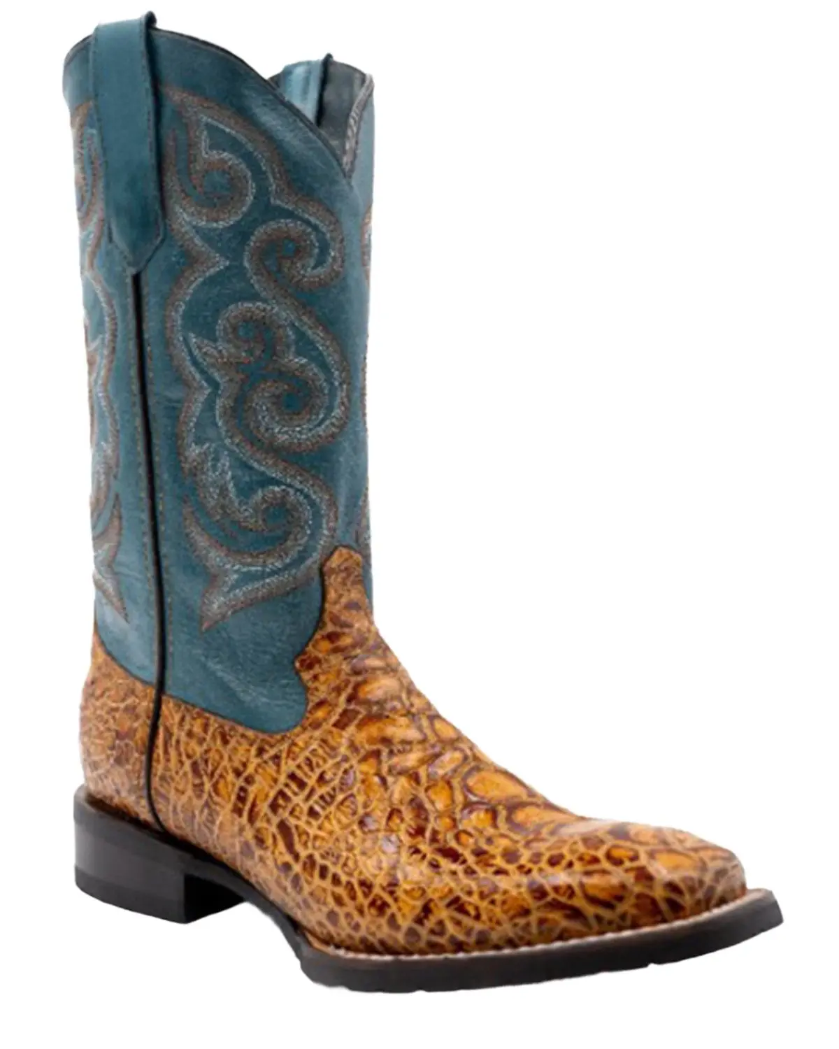 Ferrini Men's Men'S Kai Performance Western Boot Broad Square Toe - 42593-61-Cig