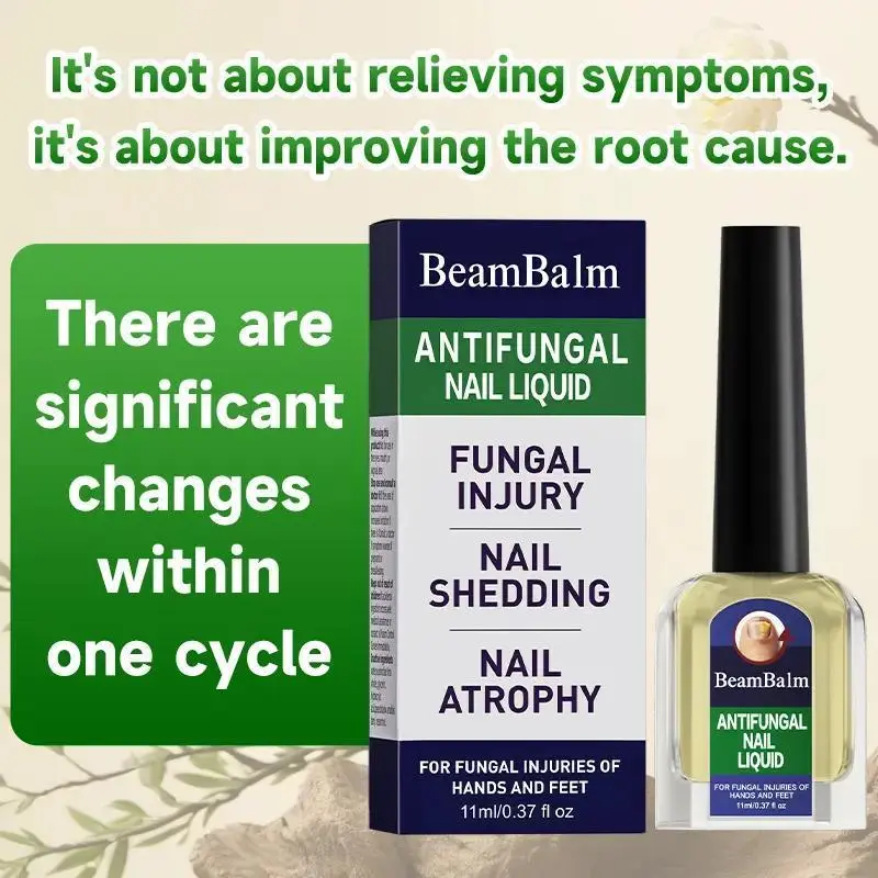 【Limited time】BeamBalm Toenail Fungus Extra Strength,Antifungal Solution for Toenail or Fingernail, Triple ActionFormula for Remove Fungal, Repair and Renewal DamagedNails.#SummerVibes