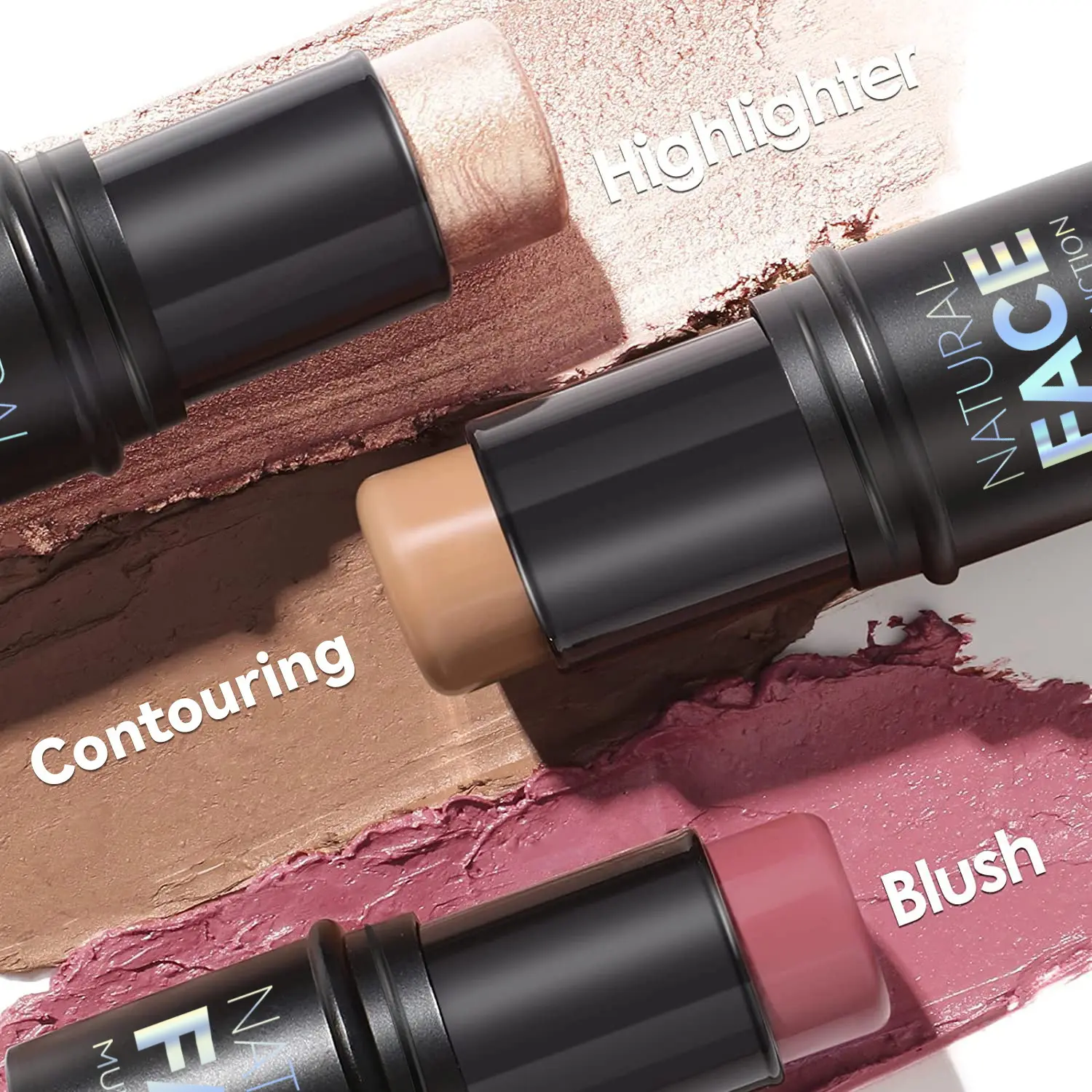 Highlight three-dimensional brightening and contouring stick face beauty makeup base blush stick Cosmetic