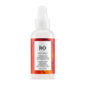 R+Co Hot Spell Thermotech Blowout Heat Protection - Smoothing Haircare - Reduce Frizz and Protect Strands for Silky, Healthy Hair Blend Eucalyptus