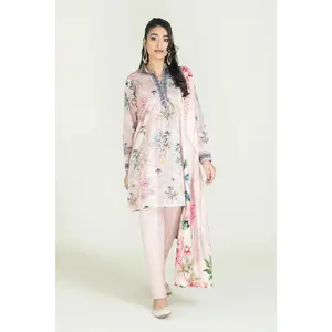 3PC stitched Printed Lawn Suit |  KLA-3758
