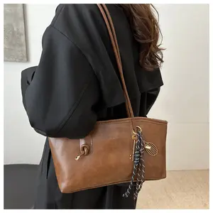 Women's Elegant Solid Color Shoulder Bag Fashionable Large Capacity Crossbody Bag for Daily Used Casual Trendy Versatile High-quality Daily Commuting Bag
