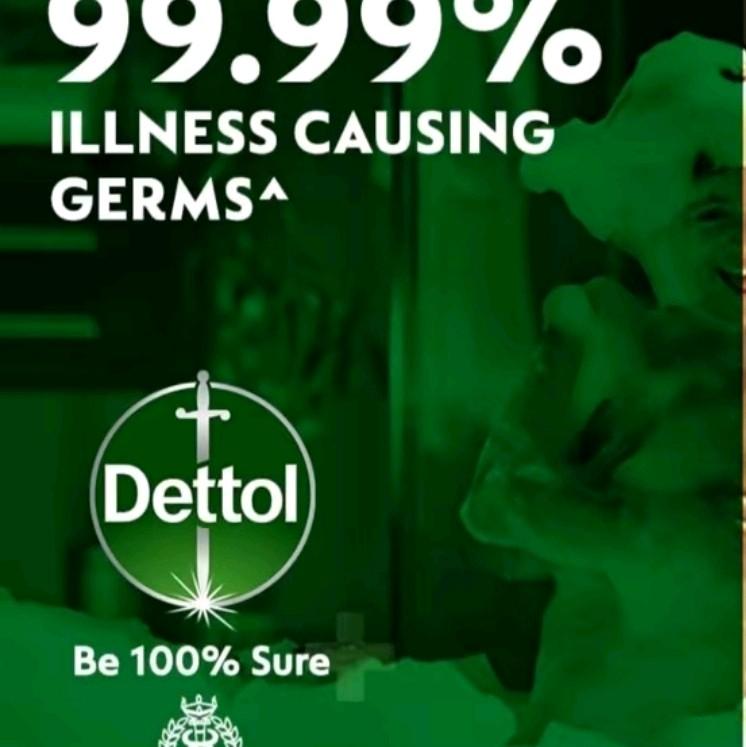 Dettol Original Bathing Soap 100g - 100% Antibacterial, Cleanses Your Skin, Long-Lasting Freshness, Gentle on Bacteria, Ideal for Family Use