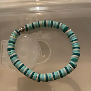 Clay beaded bracelet