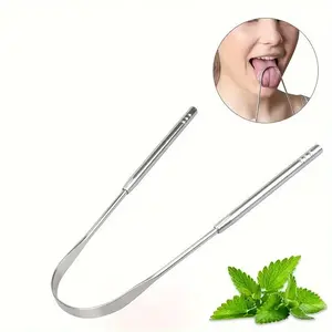 U Shaped Tongue Scraper, Stainless Steel Tongue Cleaner, Durable Oral Hygiene Care Tool, Tongue Scraping Tool For Fresher Breath