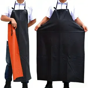 1/2pcs Lightweight Long Dirt Resistant Apron, Made Of Pvc, Waterproof And Durable, Extremely Soft And Stain-Resistant, Suitable For Gardening, Pet Grooming, Fish Processing, Household Cleaning, Car Maintenance - Ideal For Both Home And Professional Use.