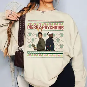 Merry Psychmas Chirstmas Sweatshirt Hoodie, Xmas Fan Gifts