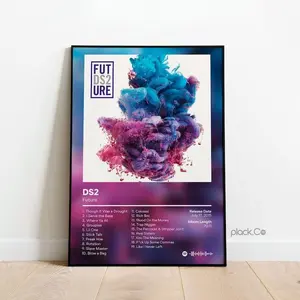[Sale Off Up To 50%] [No Frame] Future - DS2 - Custom Album Cover - Future Rapper Poster - Dirty Sprite - Hip Hop Wall Art - Album Cover Print - Music Wall Art - DS2 Poster