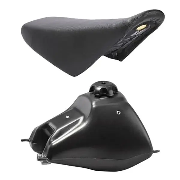 Pit Dirt Bike Tall Seat Complete Seat with Fuel Gas Tank for XR70 CRF70 CRF70F and CRF70 Clones Taotao SSR Thumpstar DB17 Pocket Trail Bike Offroad Motorcycle 125cc 150cc 160cc 200cc
