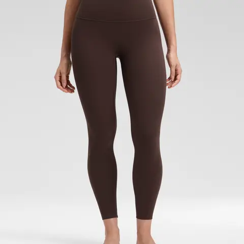 CRZ YOGA Butterluxe No Front Seam Yoga Leggings 25" - High Waisted Womens Lounge Pants Pilates Workout Athletic Buttery Soft