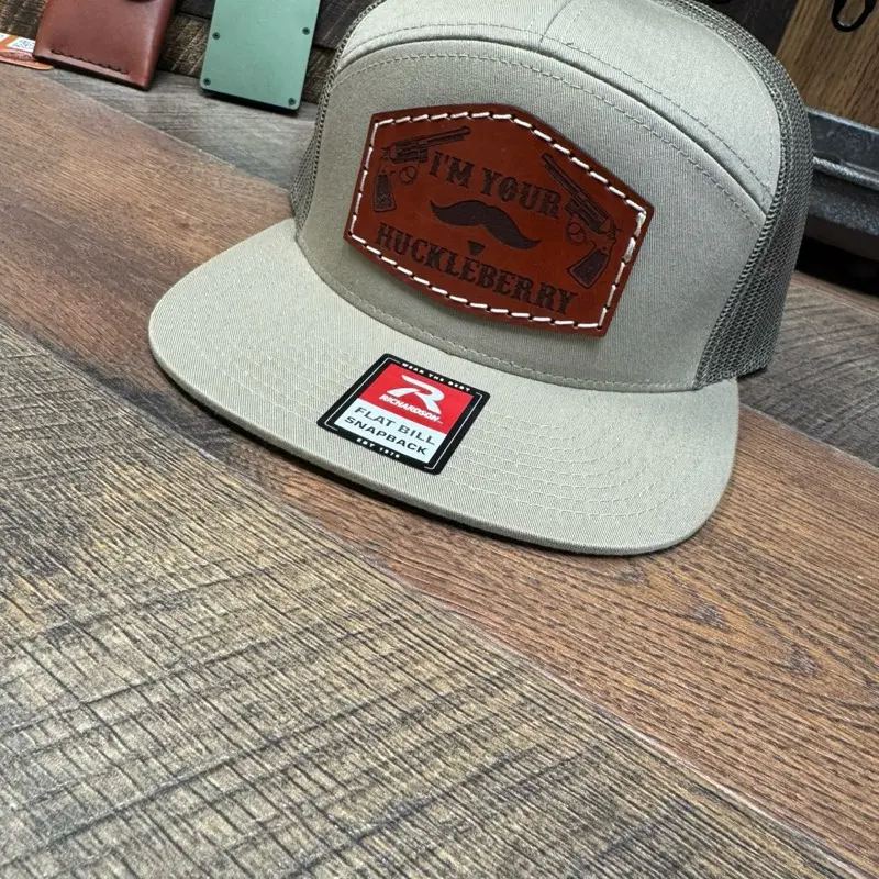I’m Your Huckleberry, Huckleberry, Tombstone, Grandpa Hat, USA, America, Leather Patch Hat, Gift, His Her, Dad Hat, Country Hat,