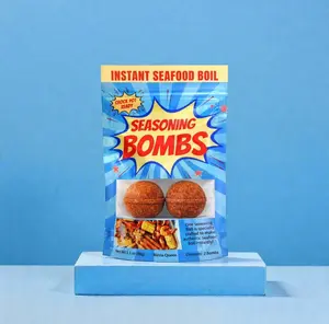 2-Pack Seafood Boil Bombs – Spicy Garlic Butter Seasoning Mix for Shrimp, Crab & Lobster