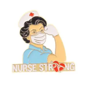 "Nurse Strong" Nursing Pin Medical