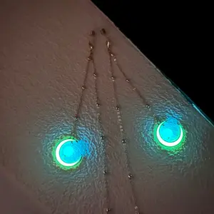 Luminous Stone Moon Glasses Chain, Fashionable Women's Glasses Chain, Reading Glasses Frame, Gift Celestial Design