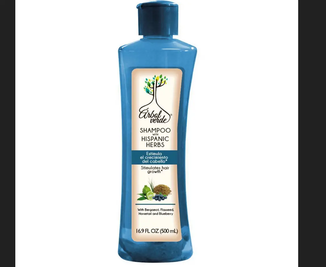 Arbol Verde Natural Hair Growth Shampo with Natural Plants, 16.9 fl oz