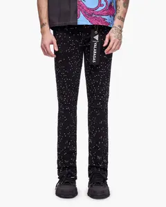 Provide Stacked Jet Black Jeans