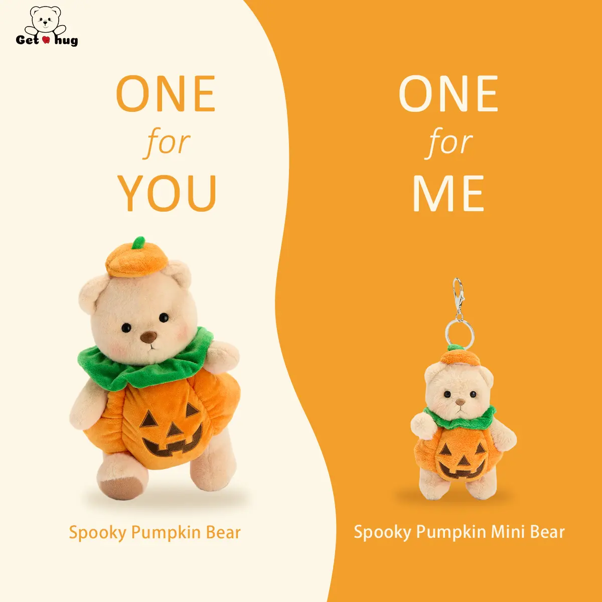 Getahug Changeable Outfit Teddy Bear Set - 12" Standing Cute Stuffed Animal Toys with Rotatable Joints, Soft Adorable Stuffed Gift for Kids & Adults, Ideal for Birthday & Anniversary