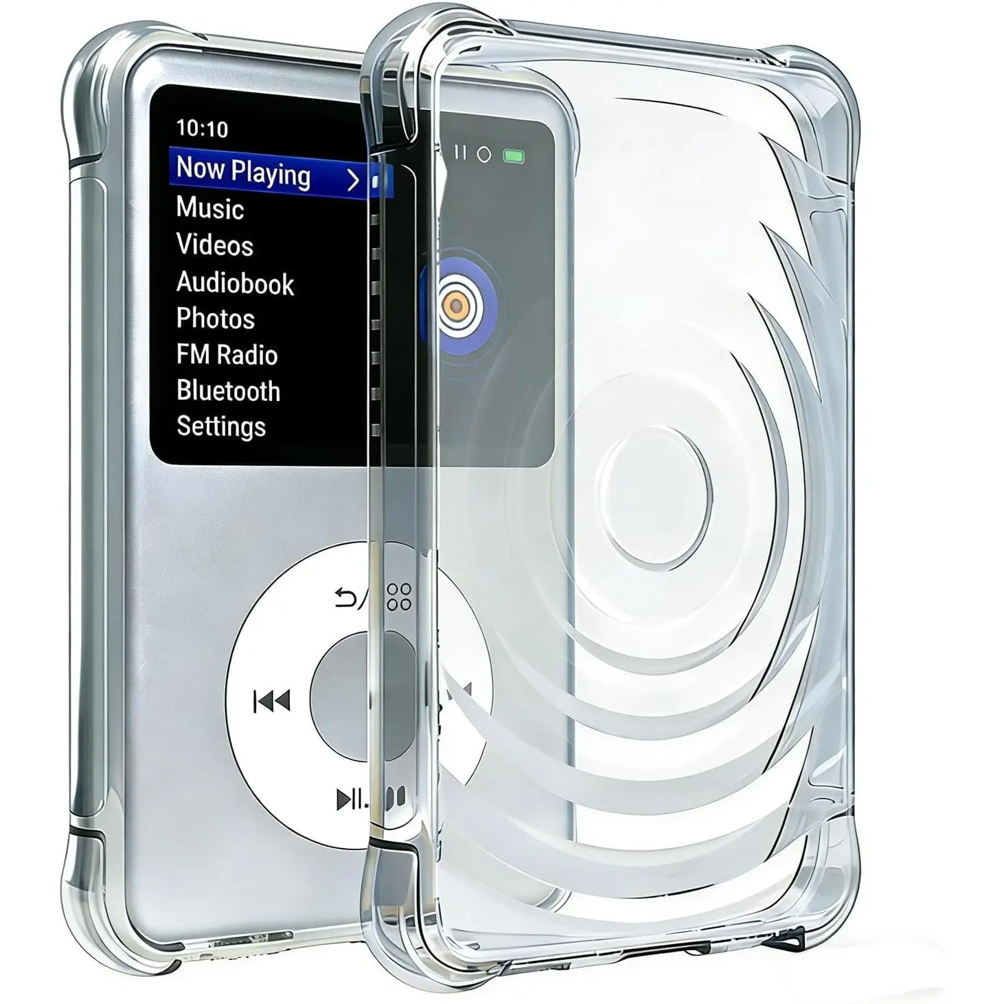 for innioasis Y1 Mp3 Player Case, Anti-Slip and Scratch Resistant, Lightweight Flexible Shockproof Protective Cover Clear