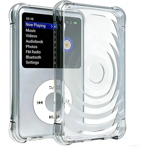 for innioasis Y1 Mp3 Player Case, Anti-Slip and Scratch Resistant, Lightweight Flexible Shockproof Protective Cover Clear
