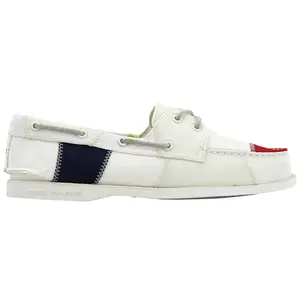 Sperry Womens Authentic Original 2-Eye Bionic Boat Casual Shoes - Off White