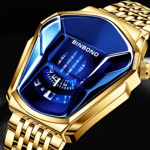 Business Sports Men's and Women's Quartz Watch Unique Design Concept Accurate Timekeeping High Quality Stainless Steel Strap Waterproof Function Suitable for Daily Wear Holiday Gift Giving