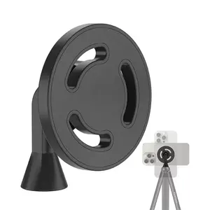 Magnetic Phone Smartphone Tripod Mount Adapter for iPhone 16 15 14 13 12 Plus Pro Max, Selfie Stick Holder, Cell Phone Holder, 1/4"-20 Thread, Magsafe Compatible