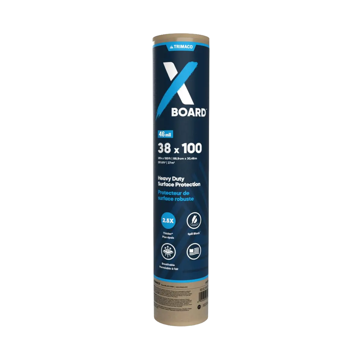 Trimaco 12380 38" x 100' Roll 46mil Floor Shell