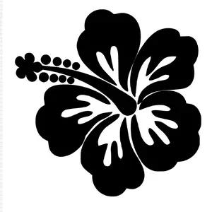 Flor Car Sticker - Customizable Vinyl Decorative Sticker
