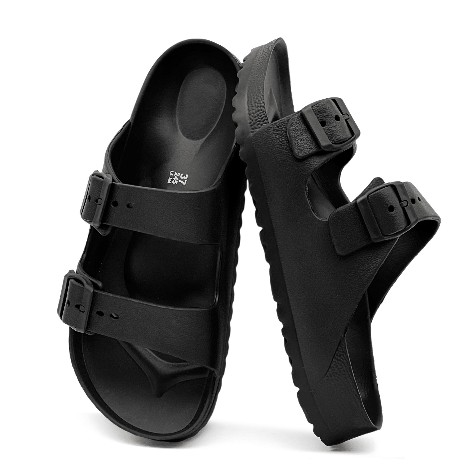 Women and Men Sandals Fashion Adjustable EVA Slides Girl Boy Footwear Soft Comfortable Double Strap Beach Walking Slippers Summer Essentials for Mothersdaygift wide feet