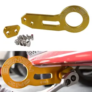 Jdm Racing Car Rear Tow Hook Aluminum Alloy, Round Trailer Hitch Decoration, Durable and Stylish, Perfect for Modified Cars, Car Accessory, Universal Car Accessories