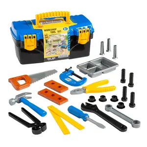 32 1/4" x 5 3/4" Ultimate Kids Pretend Play Tool Set with Box - 25 Pc.