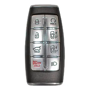 Keyless2Go 2023, 2024, 2025 Genesis GV70 8-Button Replacement Smart Keyless Entry Remote Proximity Key Fob