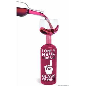 BigMouth Inc. I Only Have Time For One Glass - Ultimate Wine Bottle