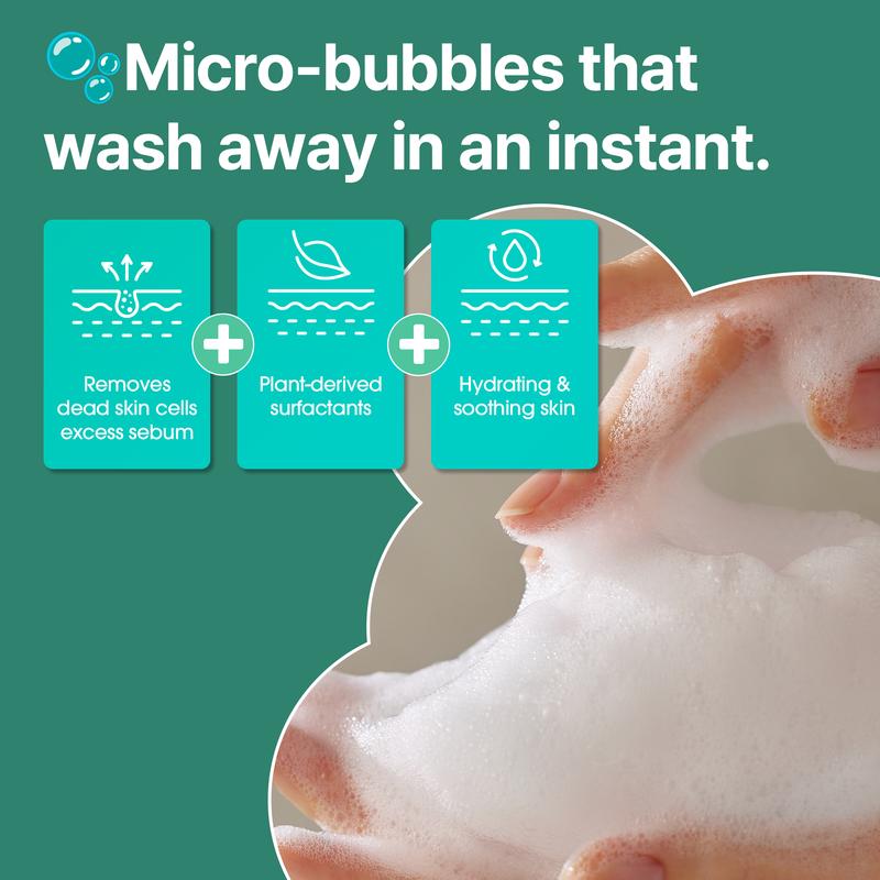 AHA BHA PHA 30 Days Miracle Acne Clear Body Cleanser 13.5oz - Body Odor Control & Back Acne Treatment - Gentle Exfoliating Body Wash - Korean Skincare