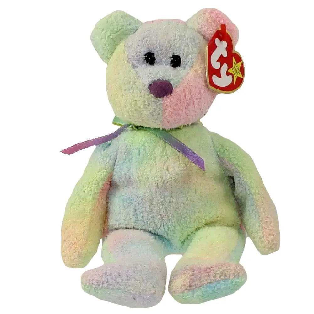 TY Beanie Baby - GROOVY the Ty-Dyed Bear (8.5 inch) (1999) MWMTs